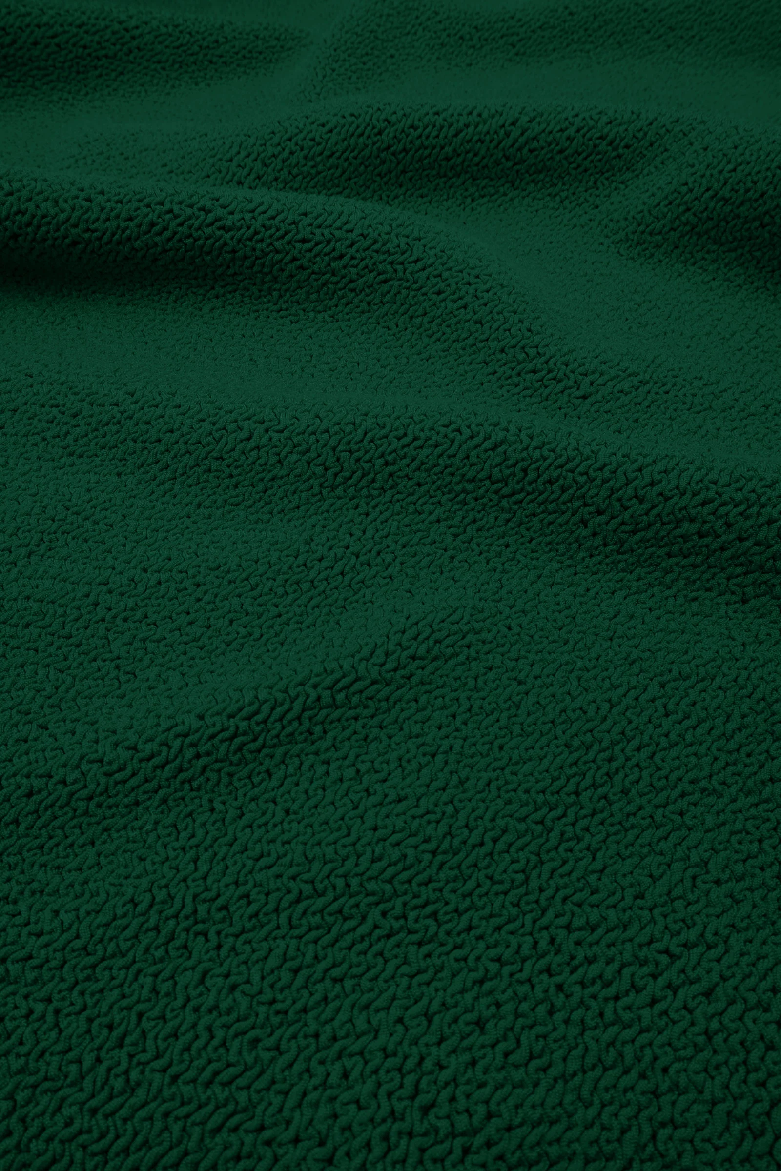 Crinkle Cut Square Neck One Piece FOREST GREEN - Image 5